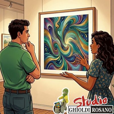 Daniel Ghioldi and Estela Rosano in their creative studio in Uruguay, representing the union of graphic design and traditional craftsmanship.