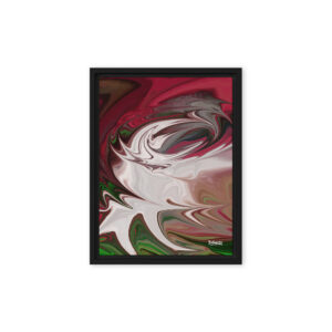 Complementary Collision - Framed canvas