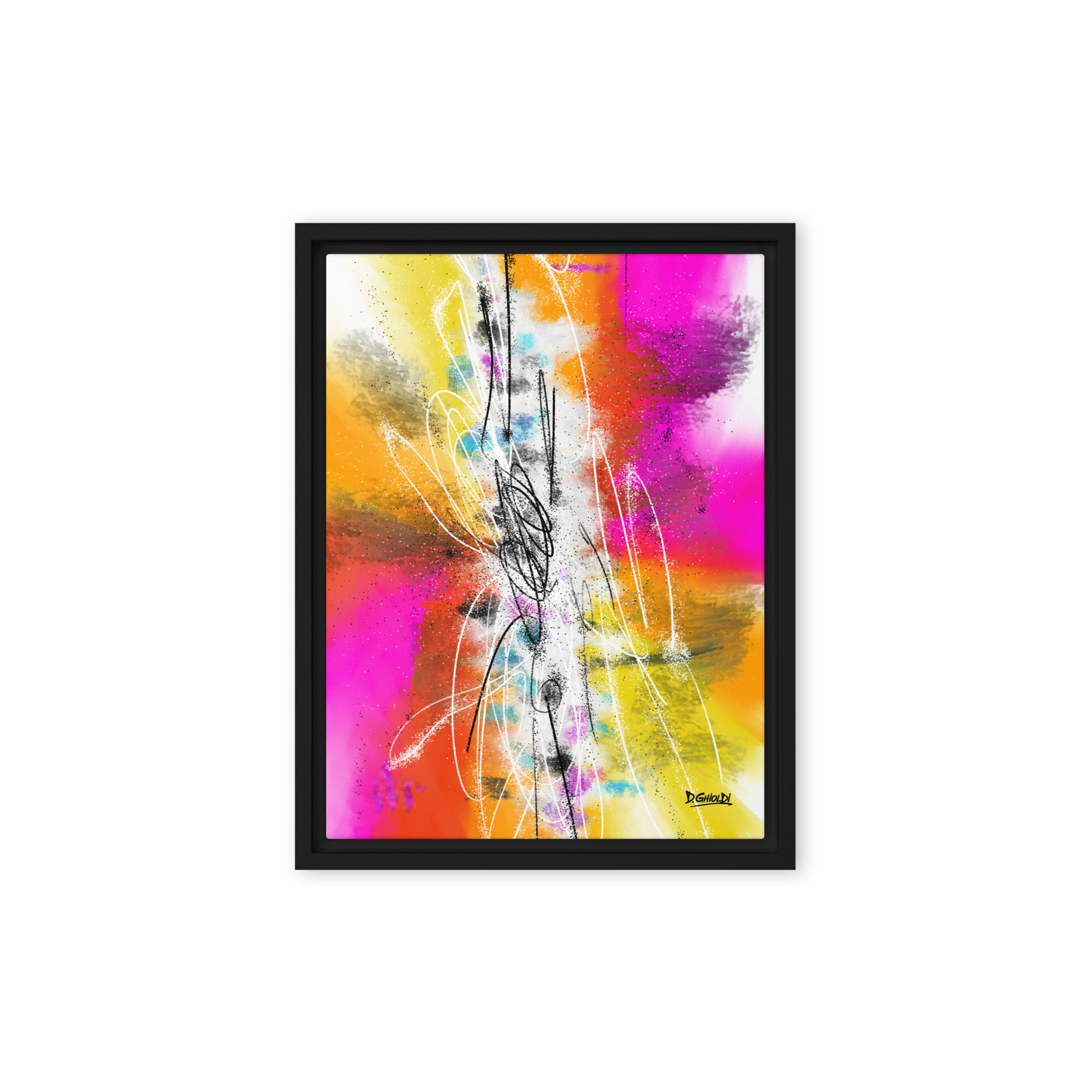 The Genesis of Color - Framed Canvas - Image 2