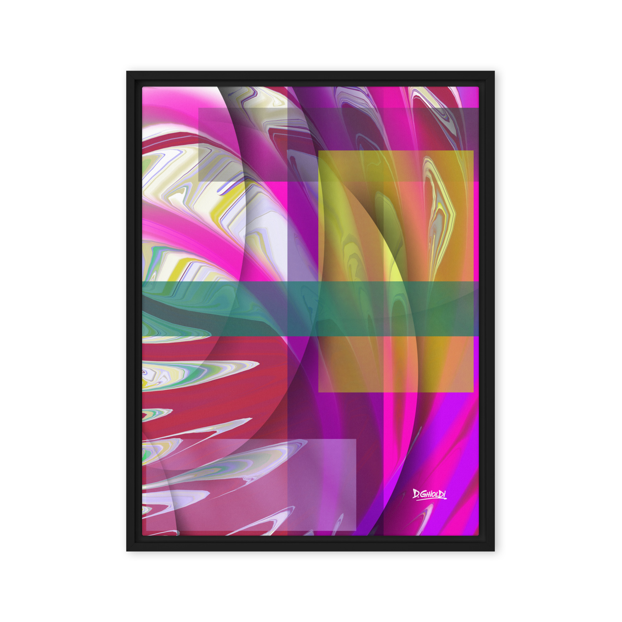 Rationality vs. Chaos - Framed Canvas - Image 3