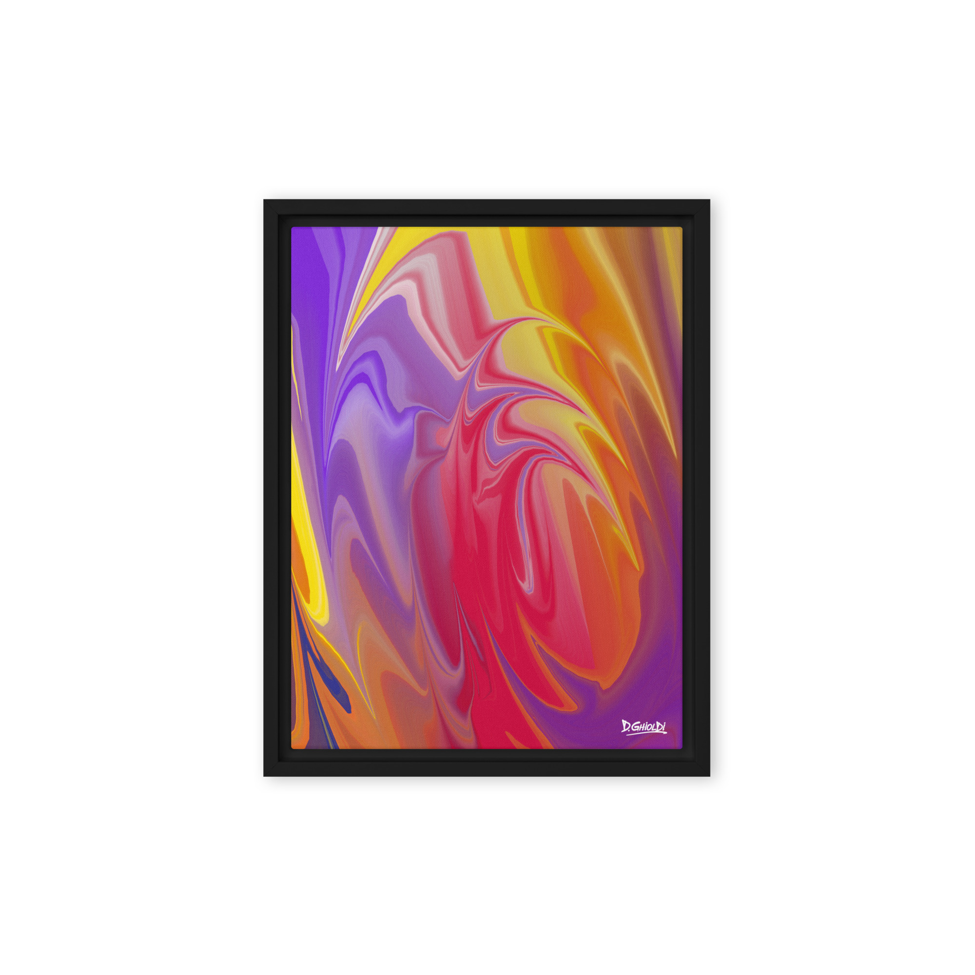 Chromatic Flow - Framed canvas - Image 2